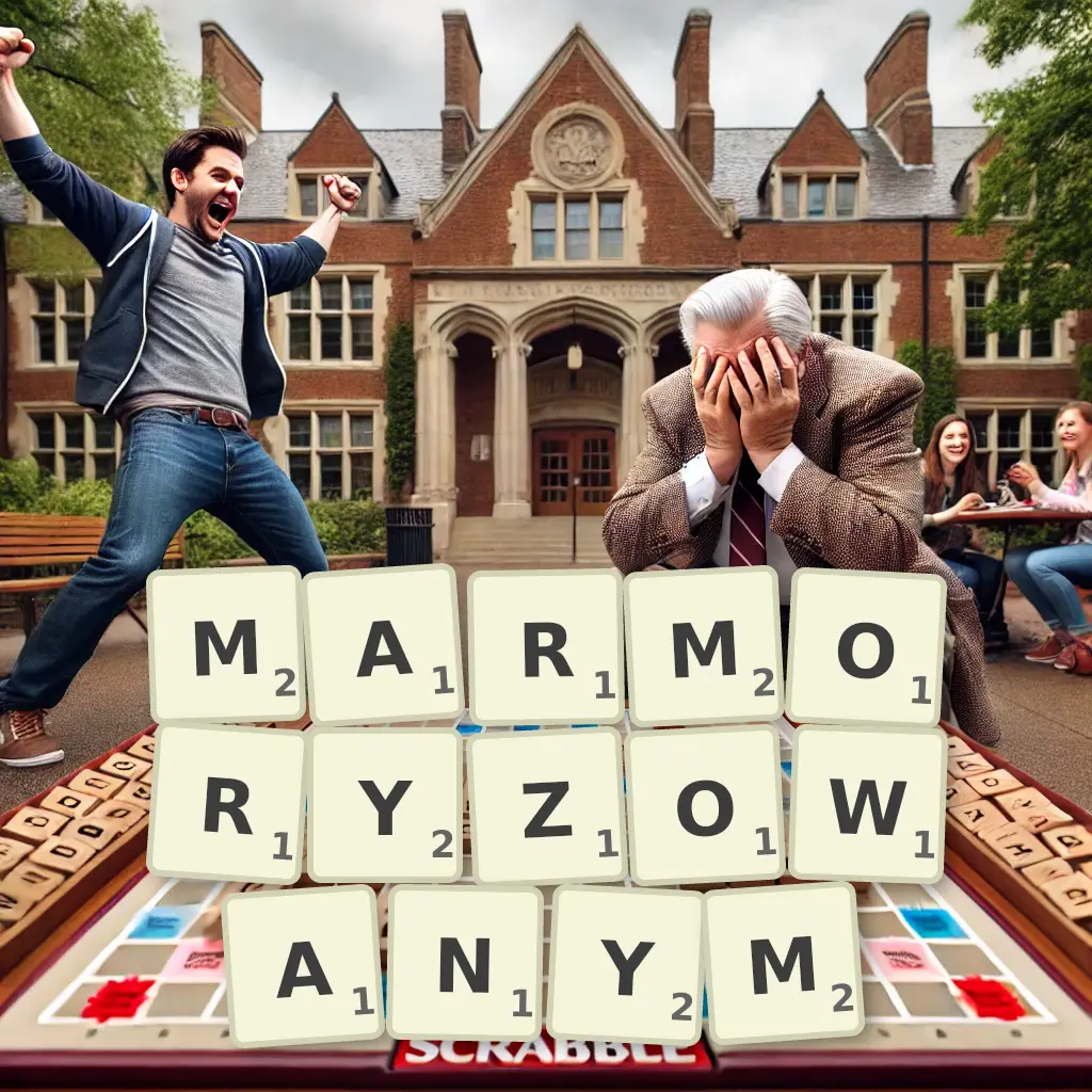 Słowa z liter MARMORYZOWANYM