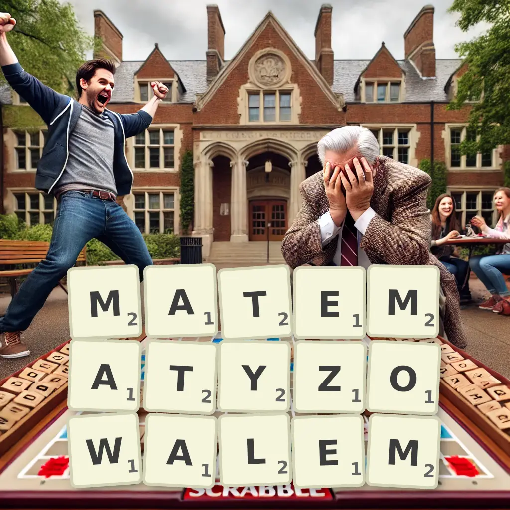 Słowa z liter MATEMATYZOWAŁEM
