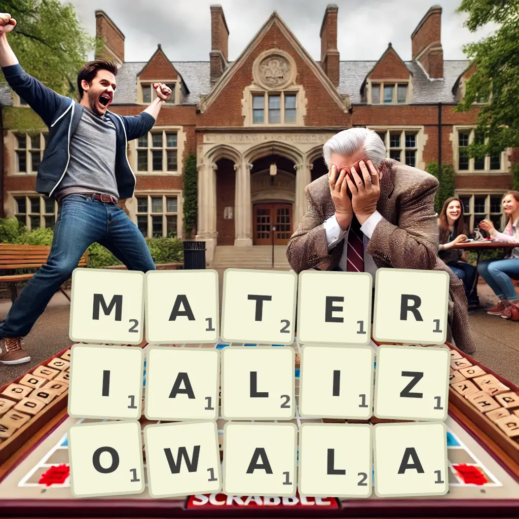 Słowa z liter MATERIALIZOWAŁA
