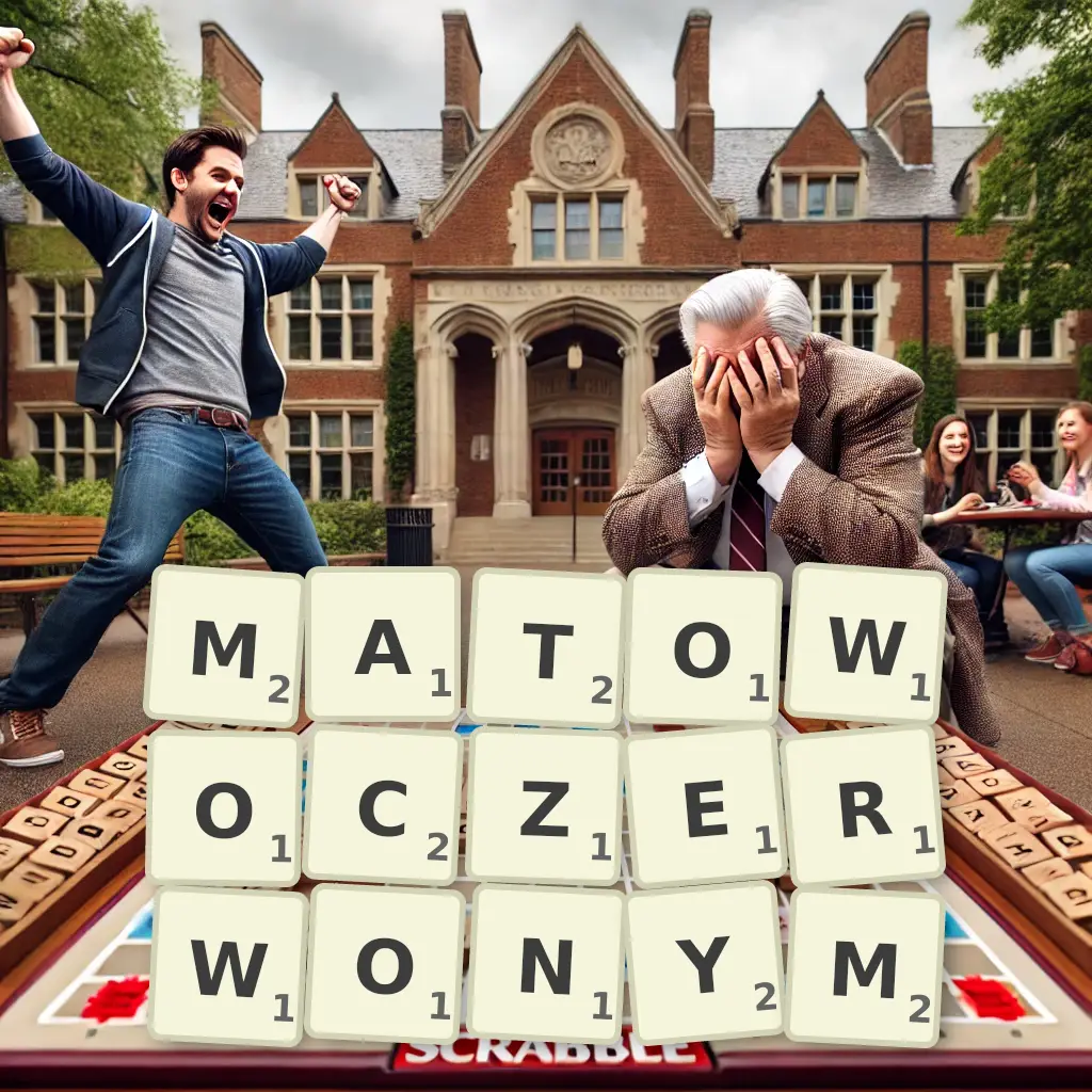 Słowa z liter MATOWOCZERWONYM