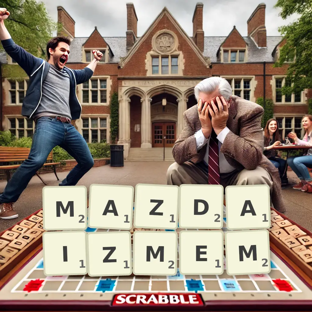 Słowa z liter MAZDAIZMEM