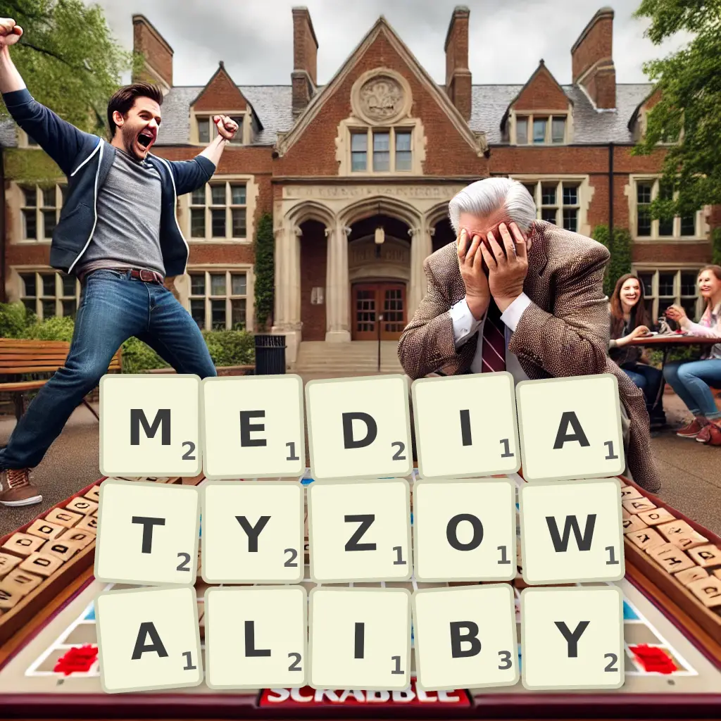 Słowa z liter MEDIATYZOWALIBY