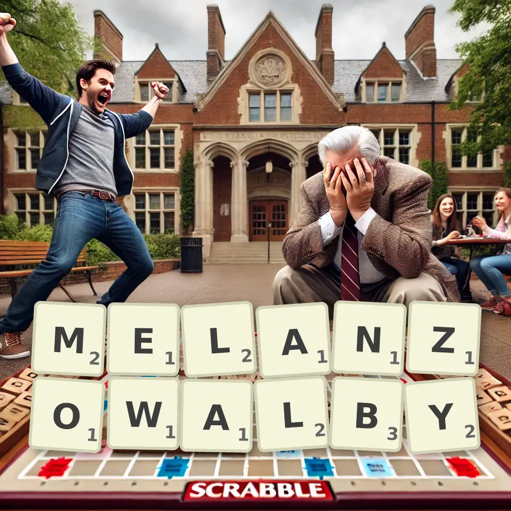 Słowa z liter MELANŻOWAŁBY