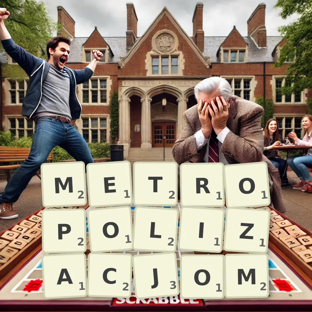 Słowa z liter METROPOLIZACJOM