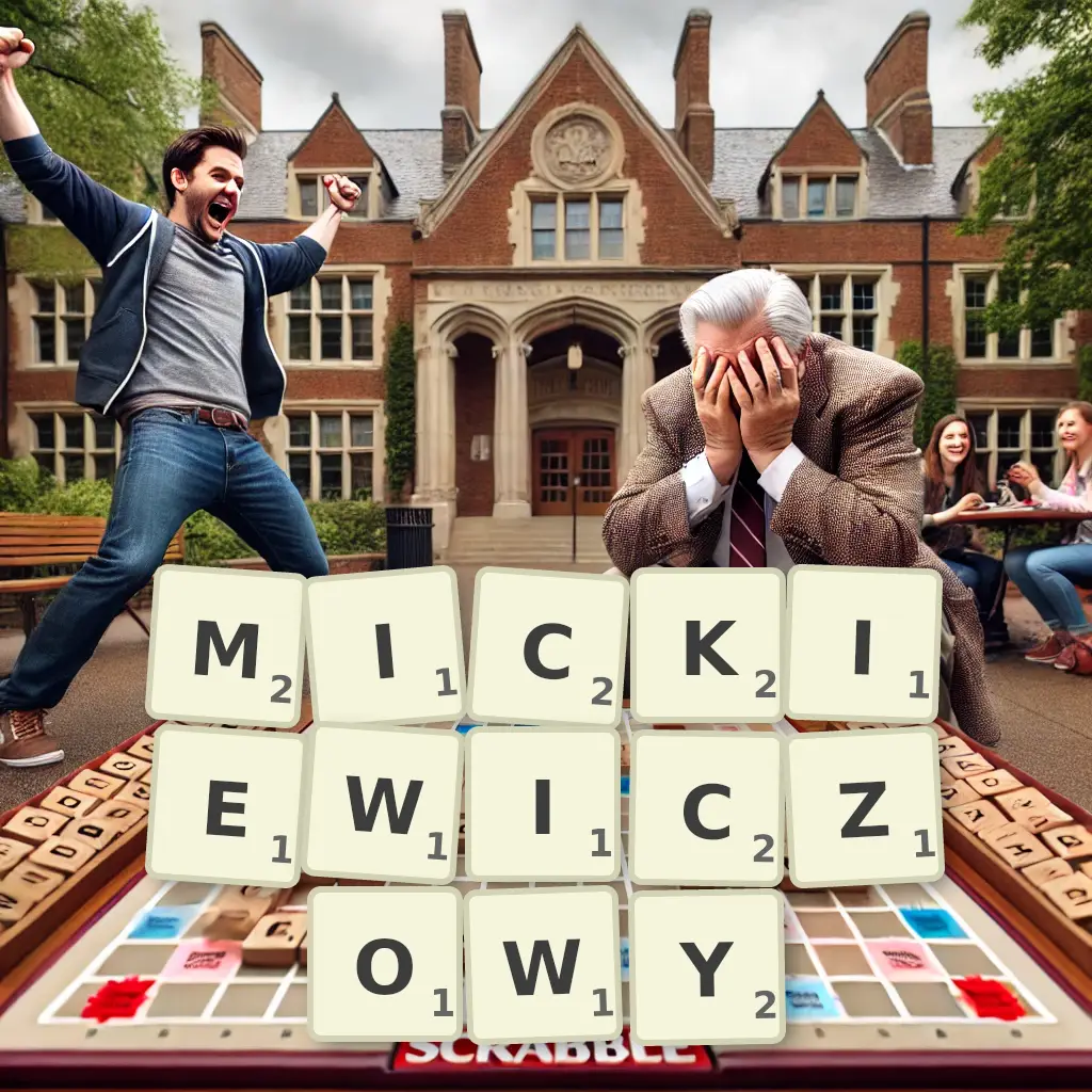 Słowa z liter MICKIEWICZOWY