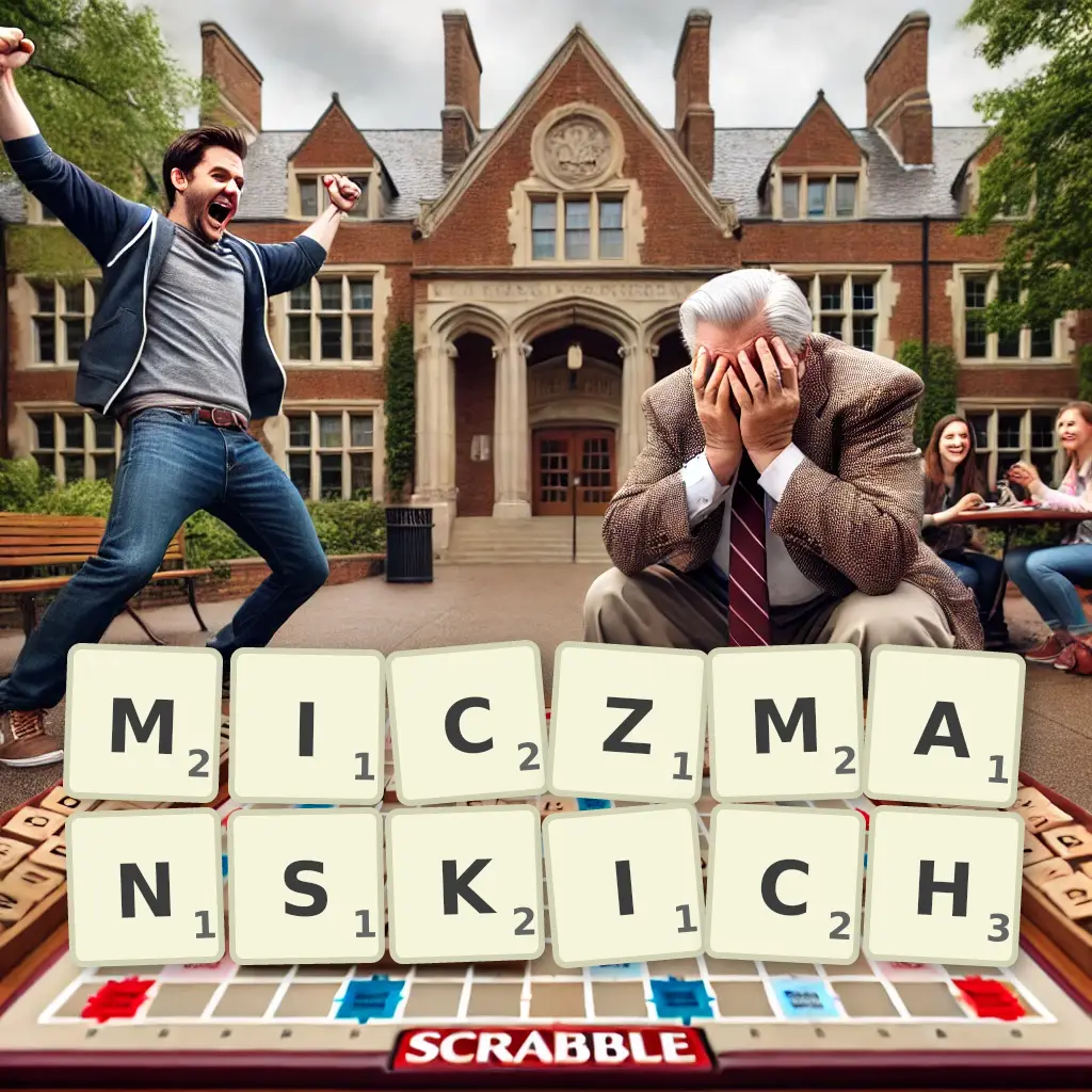 Słowa z liter MICZMAŃSKICH