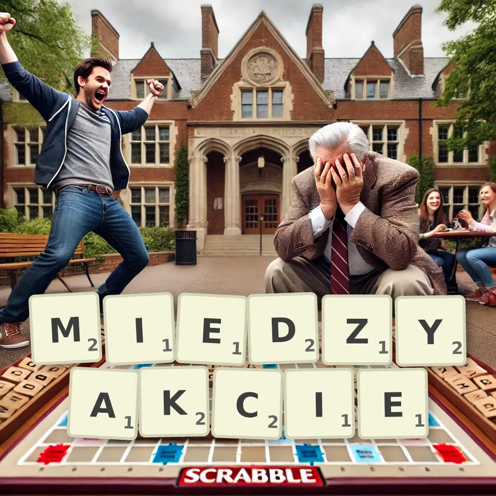 Słowa z liter MIĘDZYAKCIE