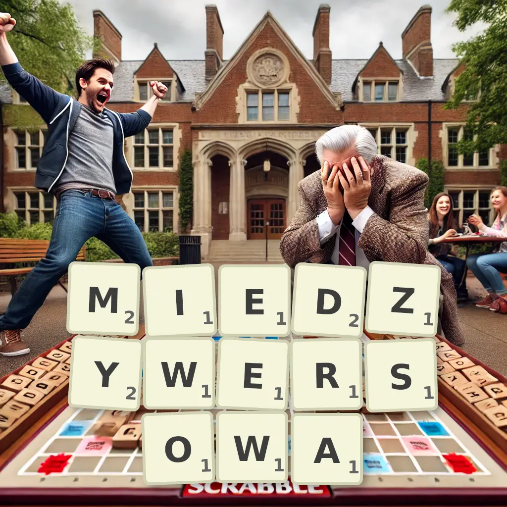 Słowa z liter MIĘDZYWERSOWĄ
