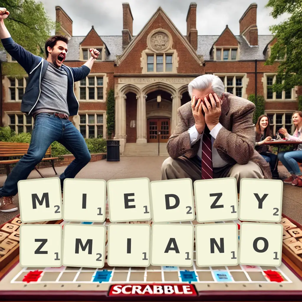 Słowa z liter MIĘDZYZMIANO