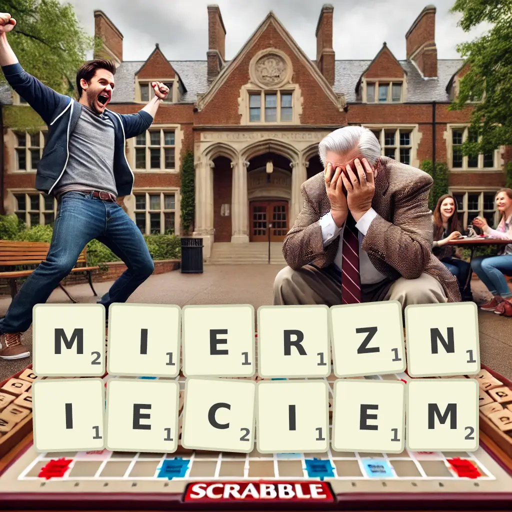 Słowa z liter MIERŹNIĘCIEM