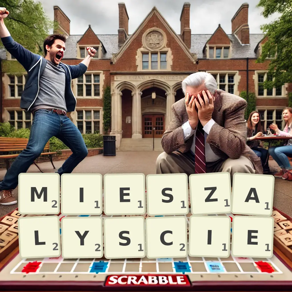 Słowa z liter MIESZAŁYŚCIE
