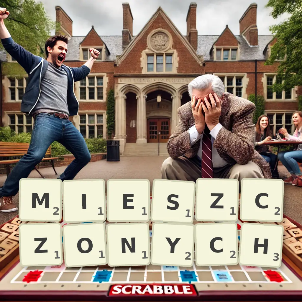 Słowa z liter MIESZCZONYCH