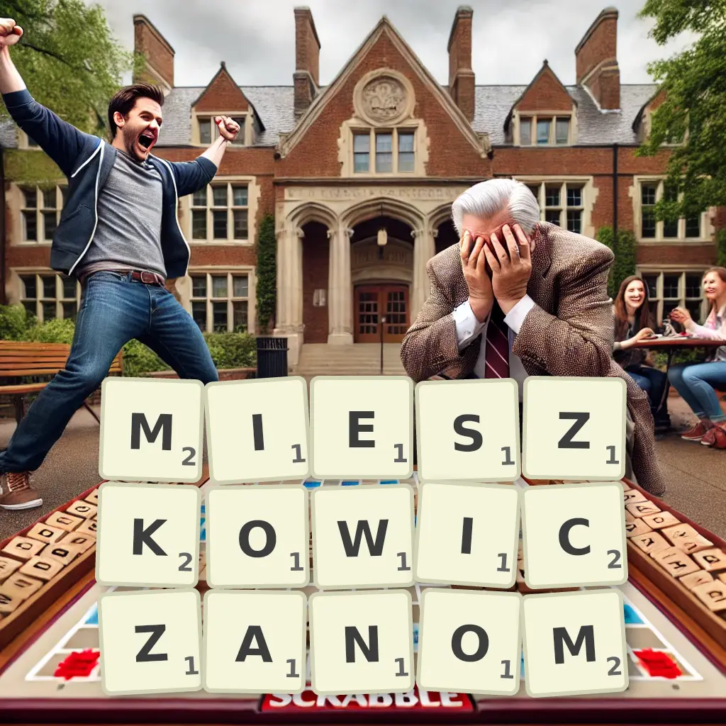 Słowa z liter MIESZKOWICZANOM
