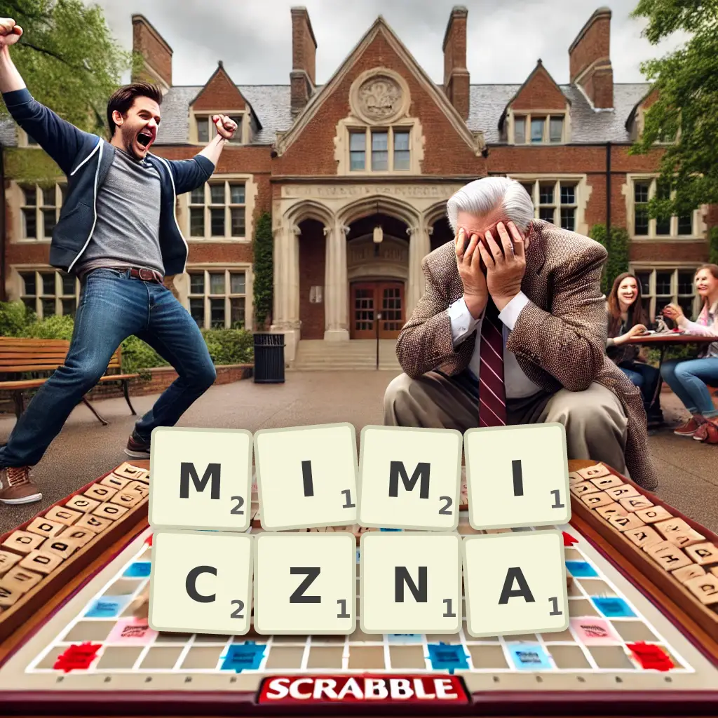 Słowa z liter MIMICZNA