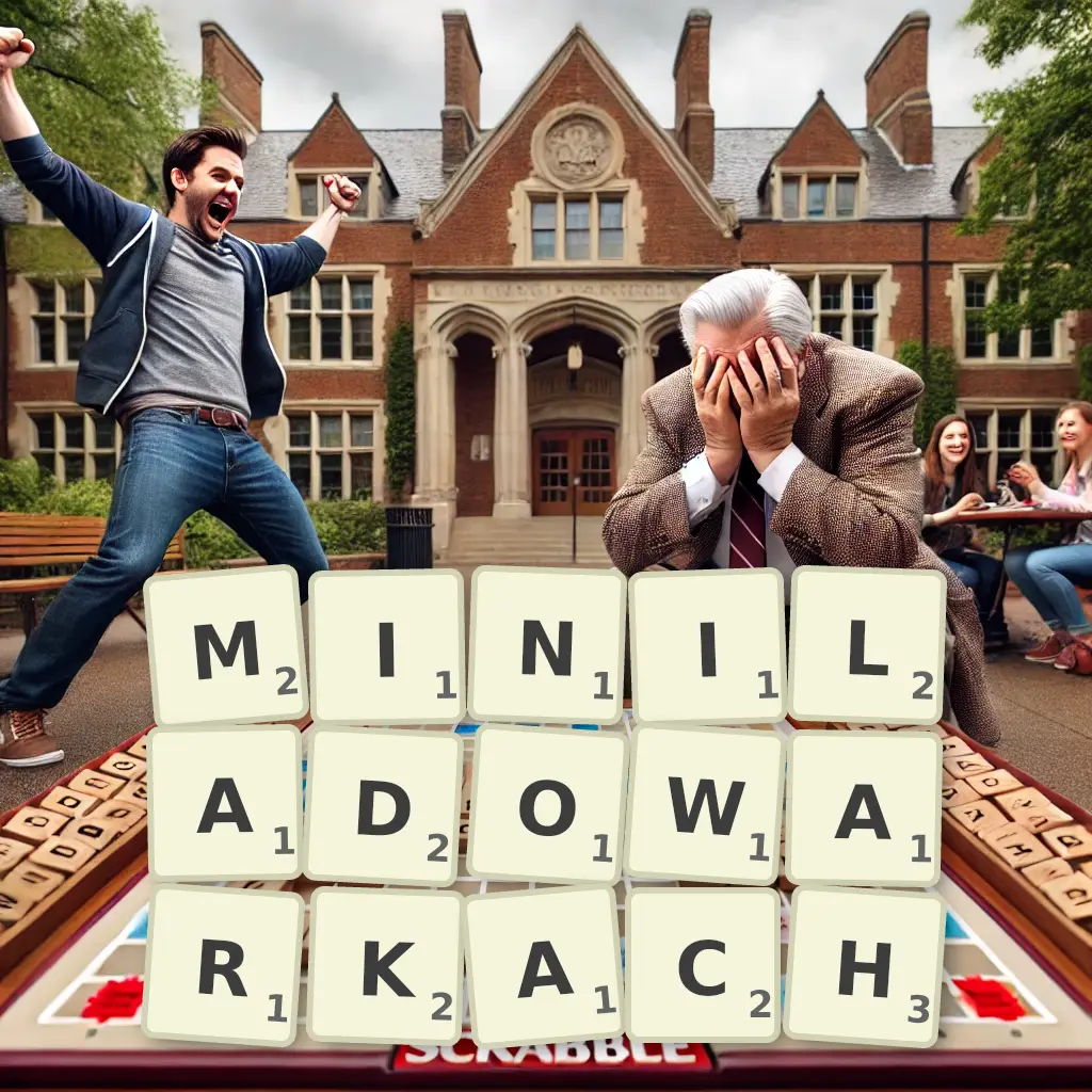 Słowa z liter MINIŁADOWARKACH