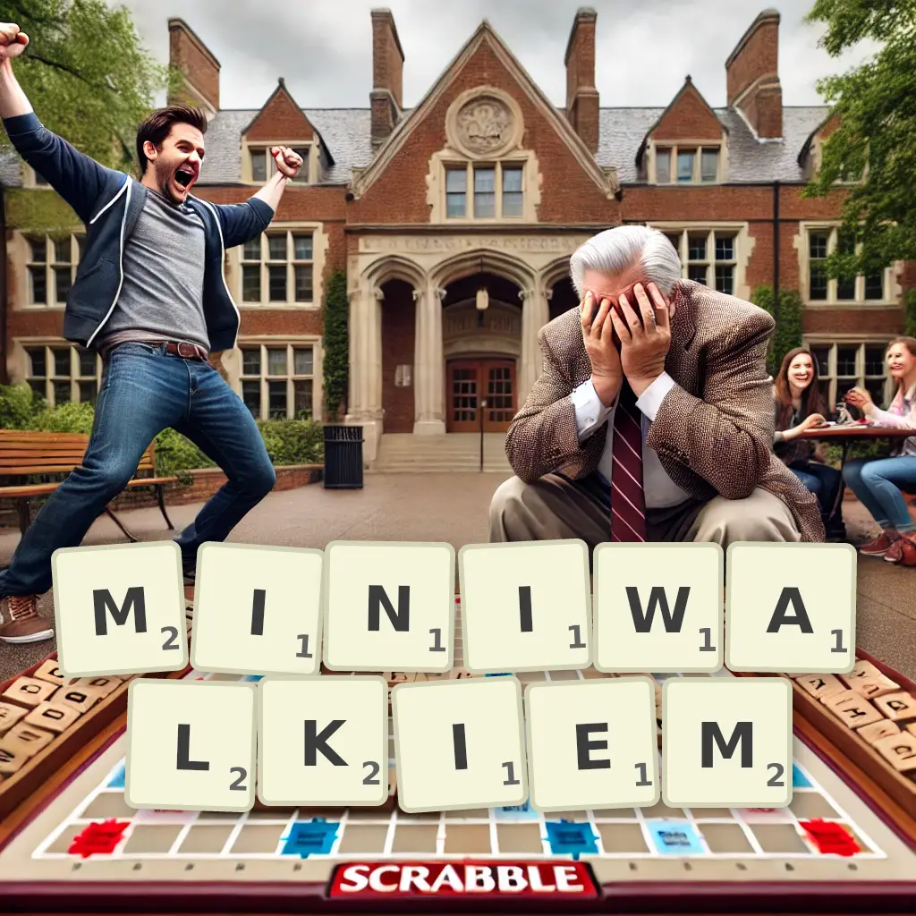 Słowa z liter MINIWAŁKIEM