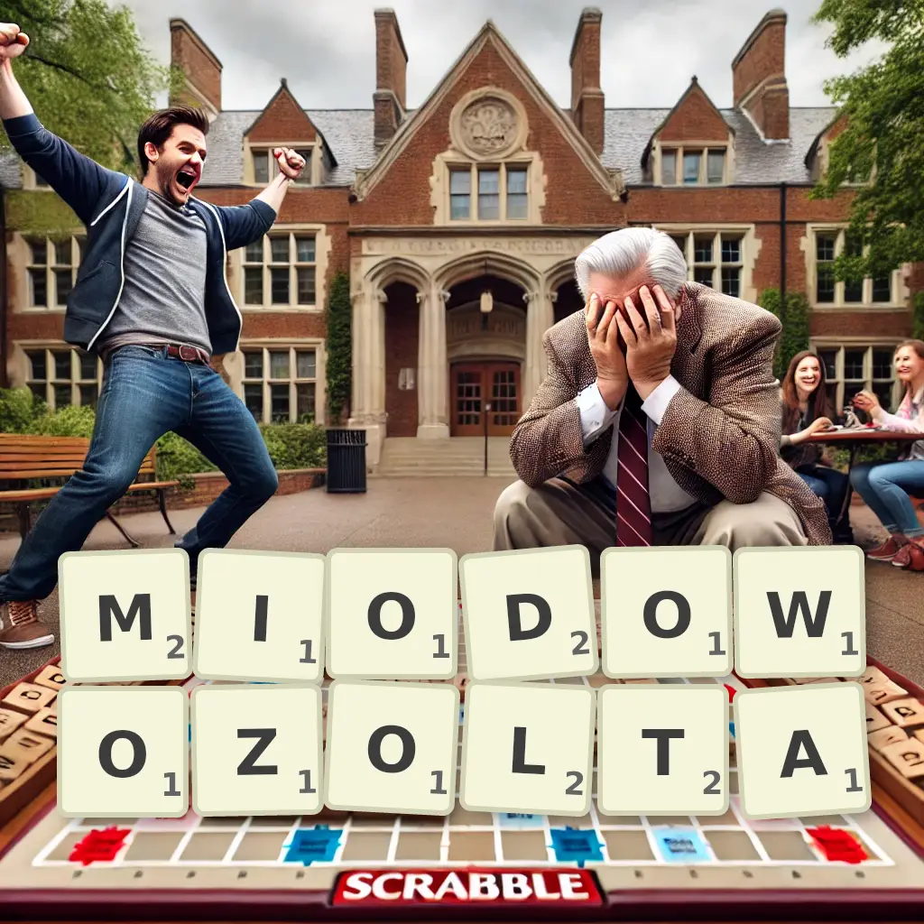 Słowa z liter MIODOWOŻÓŁTĄ