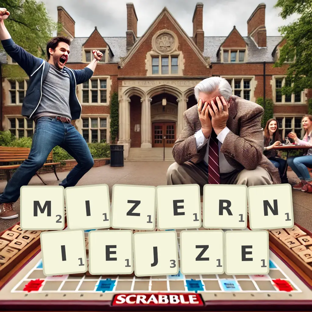 Słowa z liter MIZERNIEJŻE