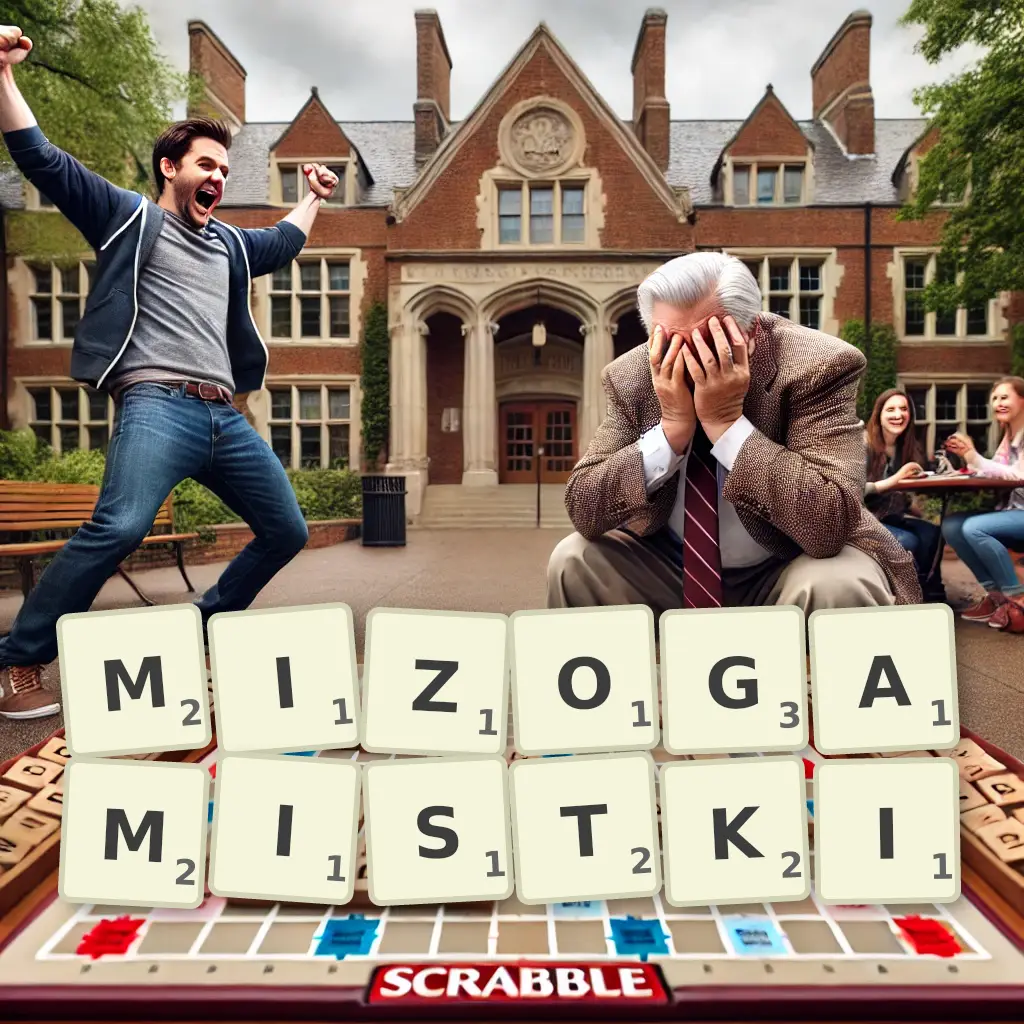 Słowa z liter MIZOGAMISTKI