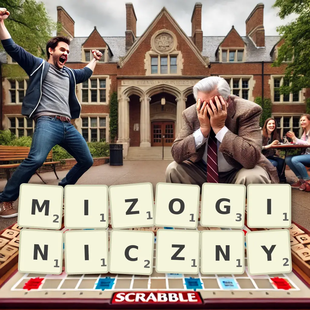 Słowa z liter MIZOGINICZNY