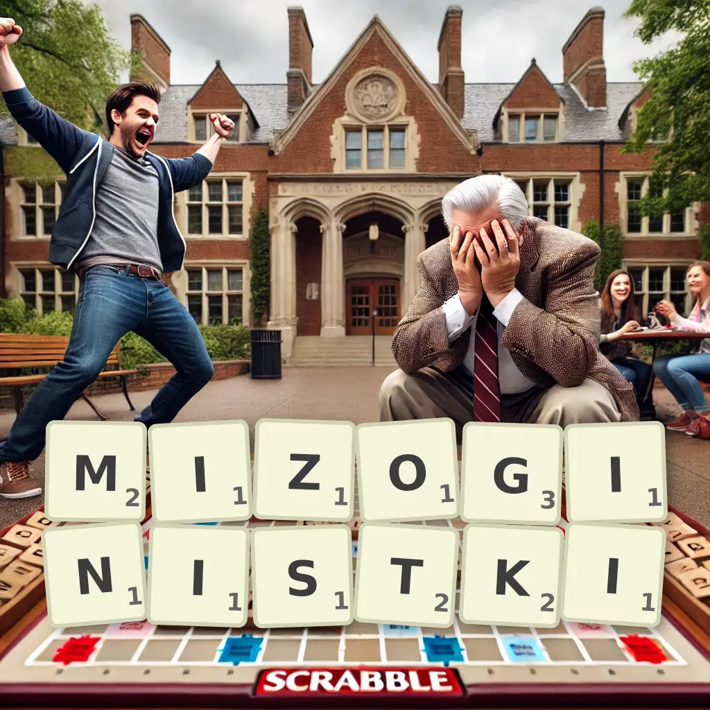 Słowa z liter MIZOGINISTKI