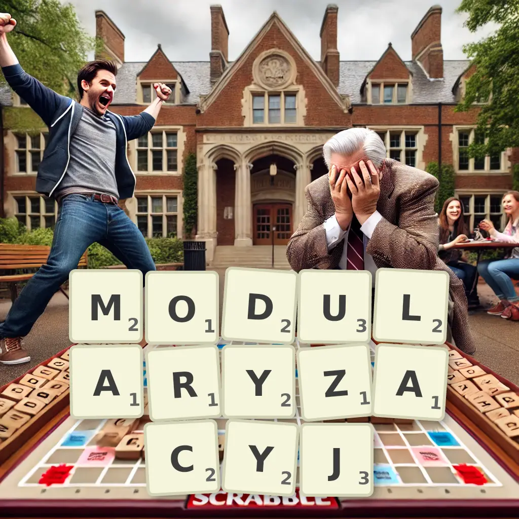 Słowa z liter MODULARYZACYJ
