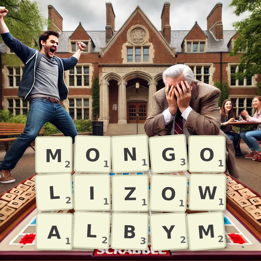 Słowa z liter MONGOLIZOWAŁBYM