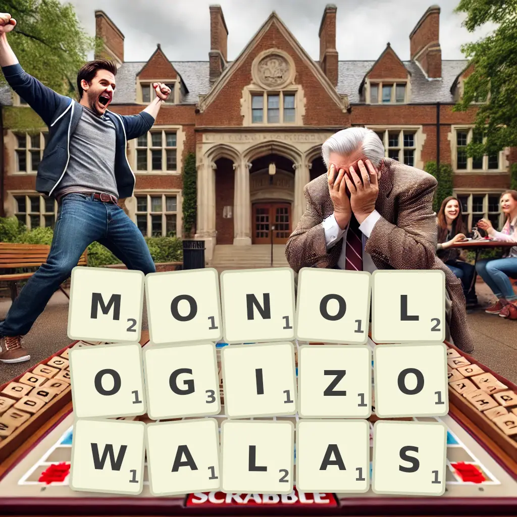 Słowa z liter MONOLOGIZOWAŁAŚ
