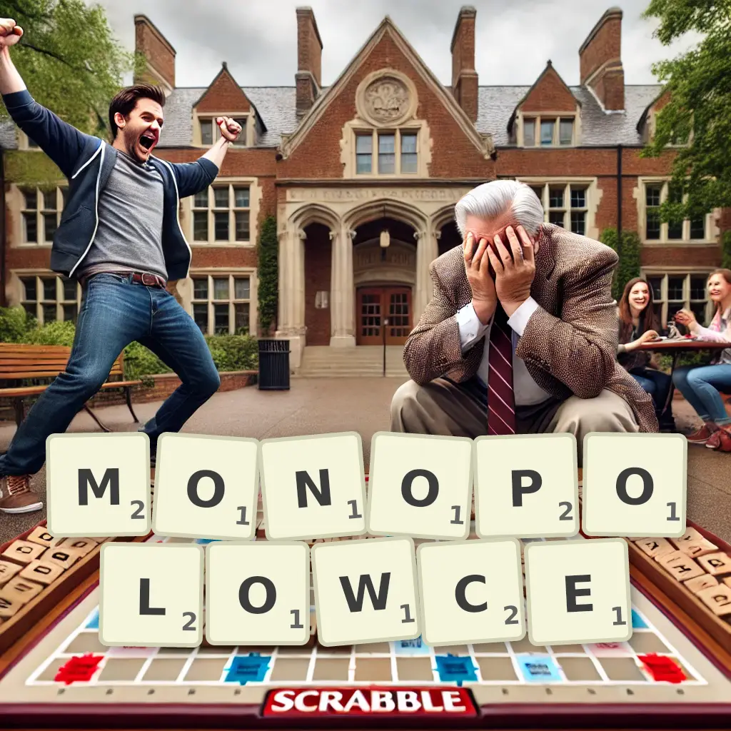 Słowa z liter MONOPOLÓWCE