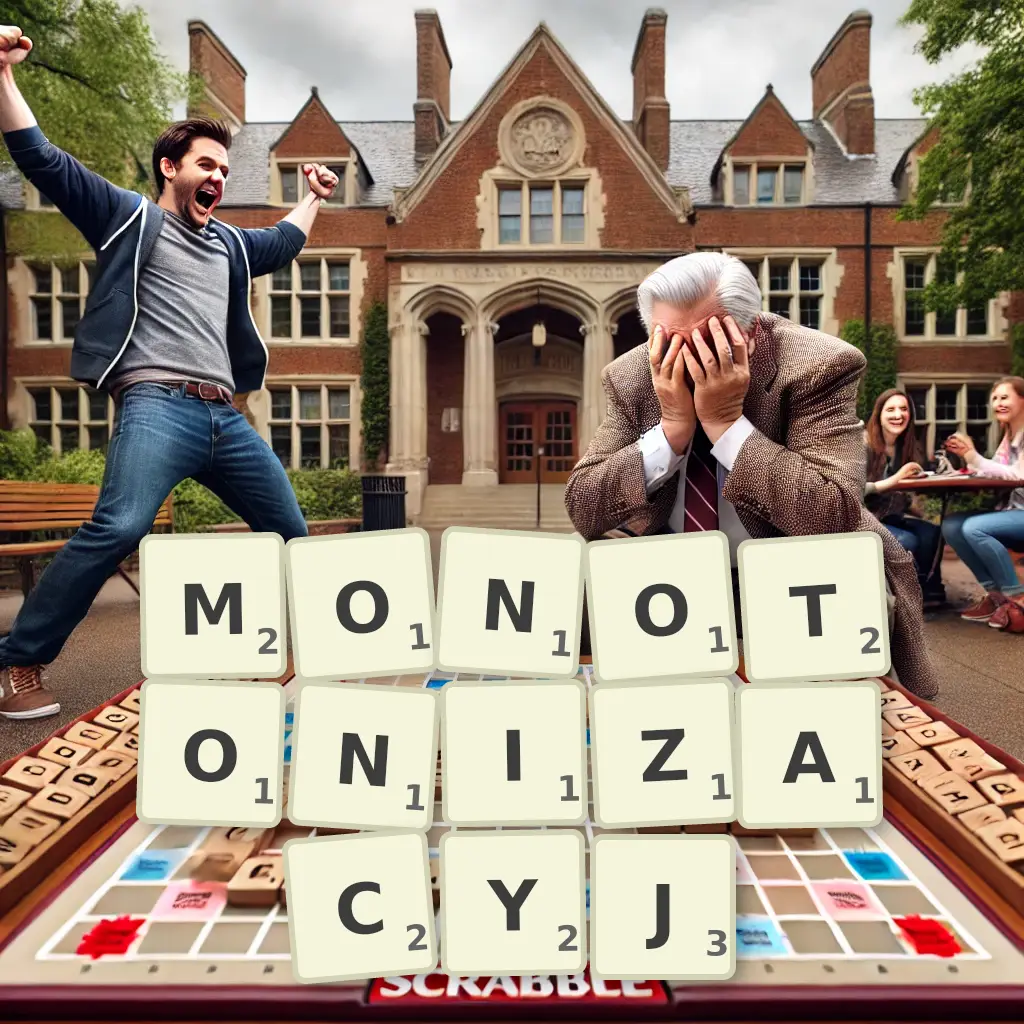Słowa z liter MONOTONIZACYJ