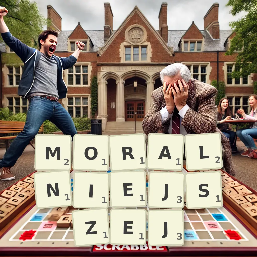 Słowa z liter MORALNIEJSZEJ