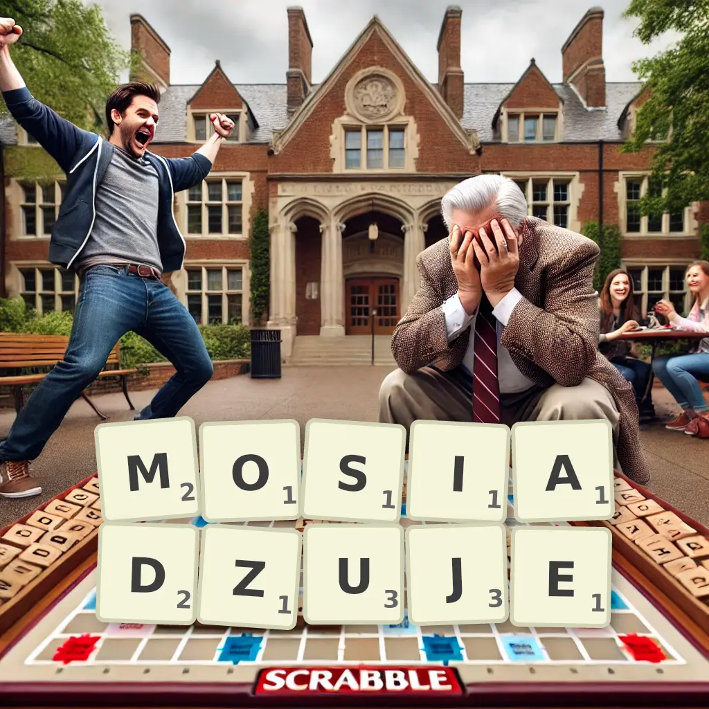Słowa z liter MOSIĄDZUJE