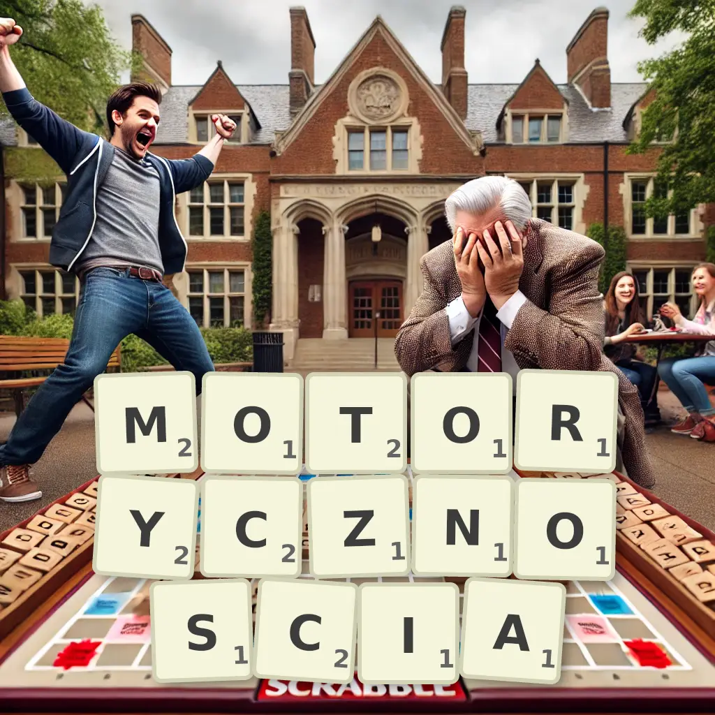 Słowa z liter MOTORYCZNOŚCIĄ