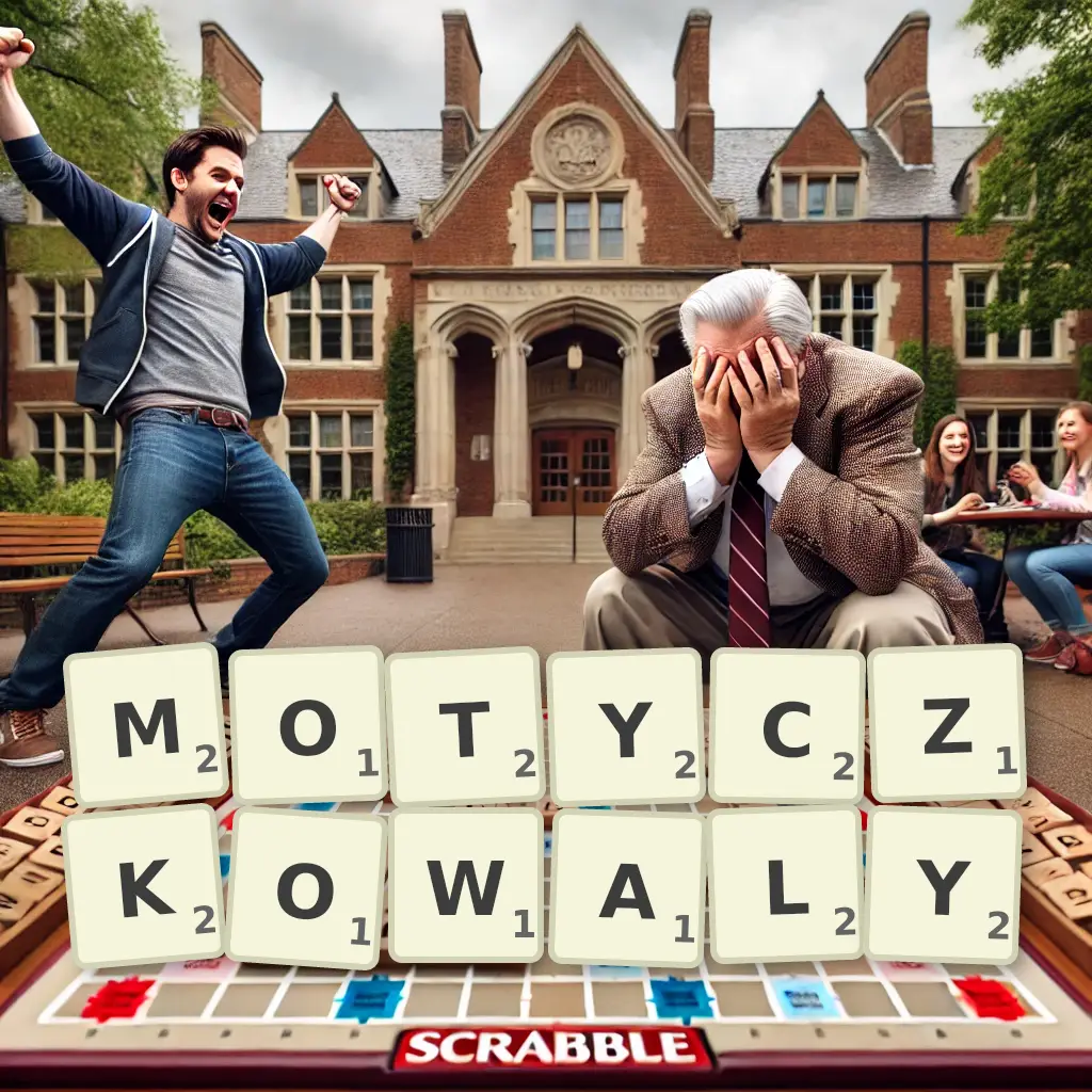 Słowa z liter MOTYCZKOWAŁY