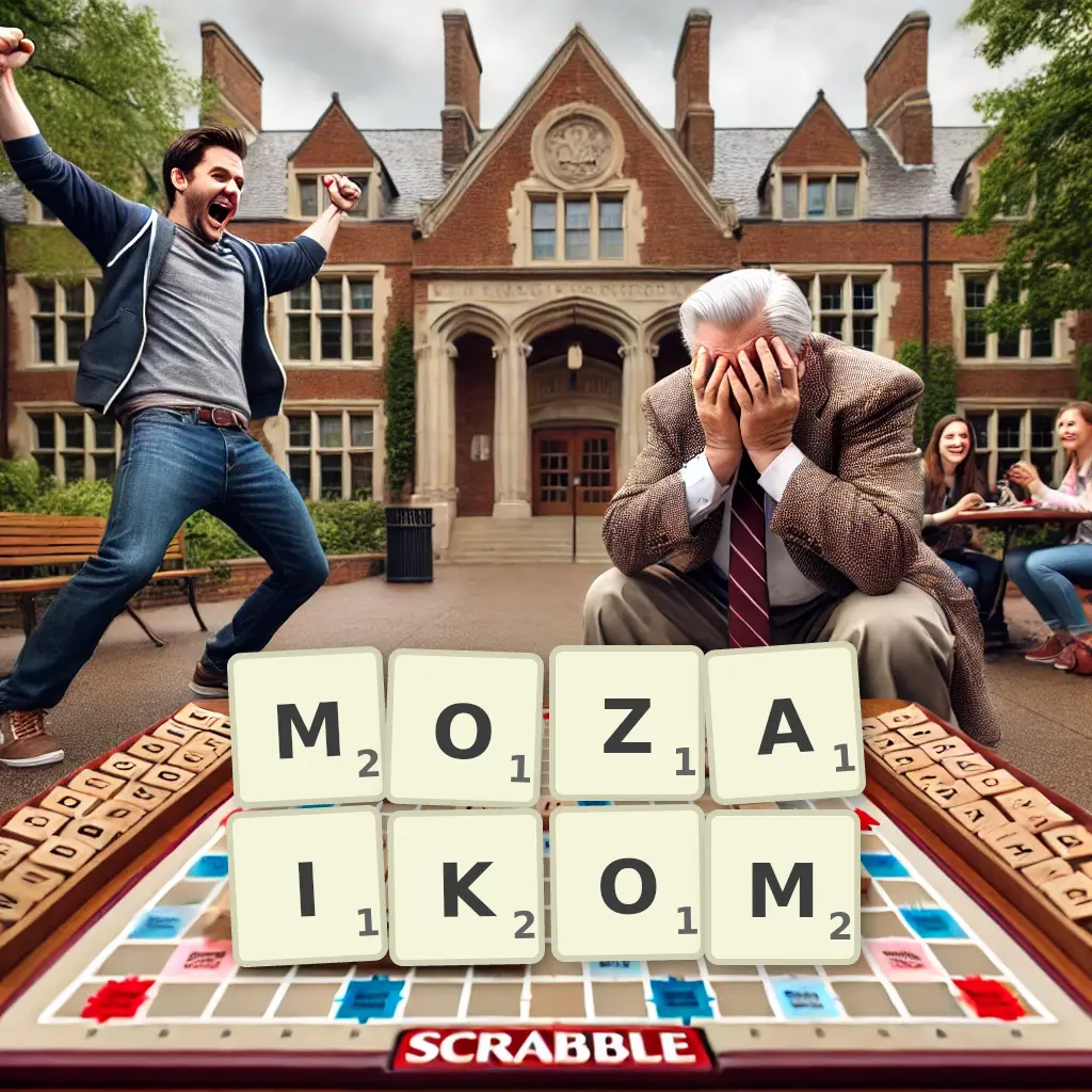 Słowa z liter MOZAIKOM