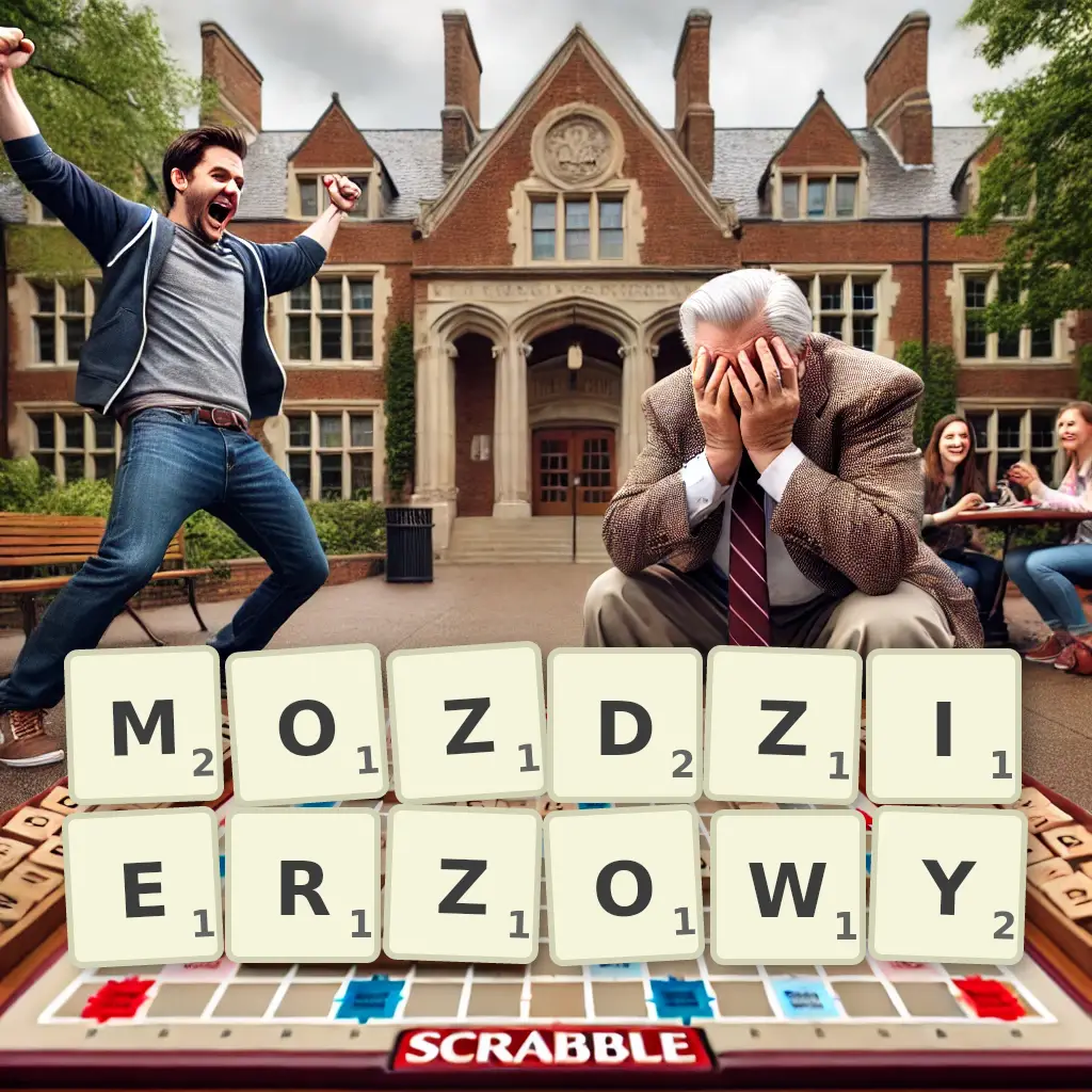 Słowa z liter MOŹDZIERZOWY