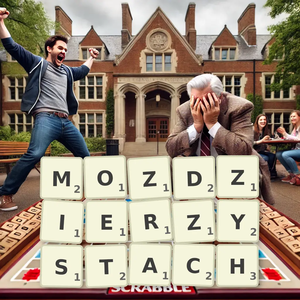 Słowa z liter MOŹDZIERZYSTACH