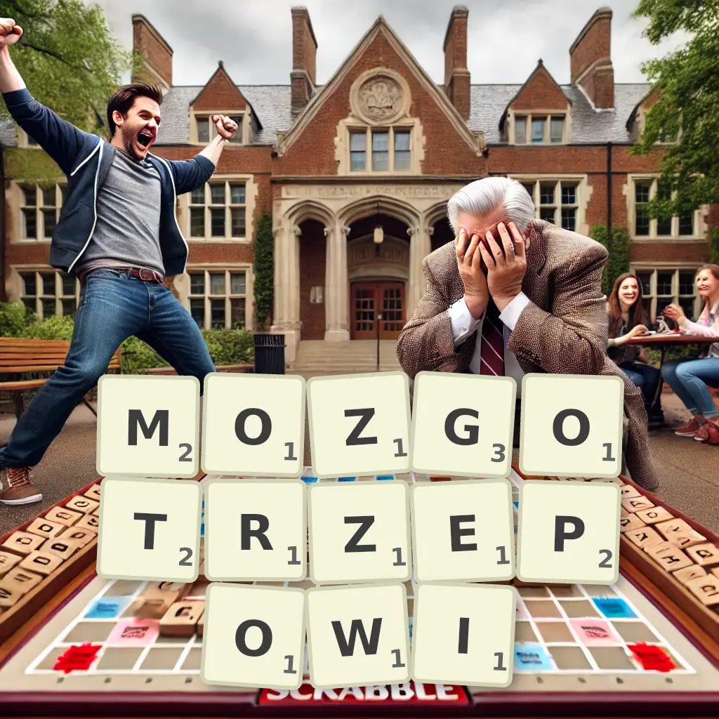 Słowa z liter MÓZGOTRZEPOWI