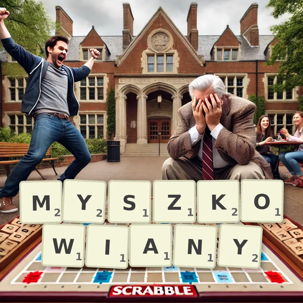 Słowa z liter MYSZKOWIANY