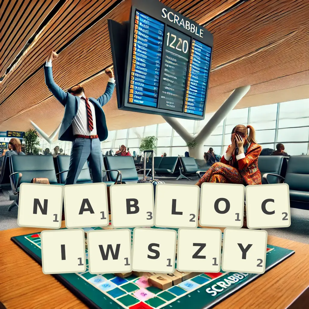 Słowa z liter NABŁOCIWSZY
