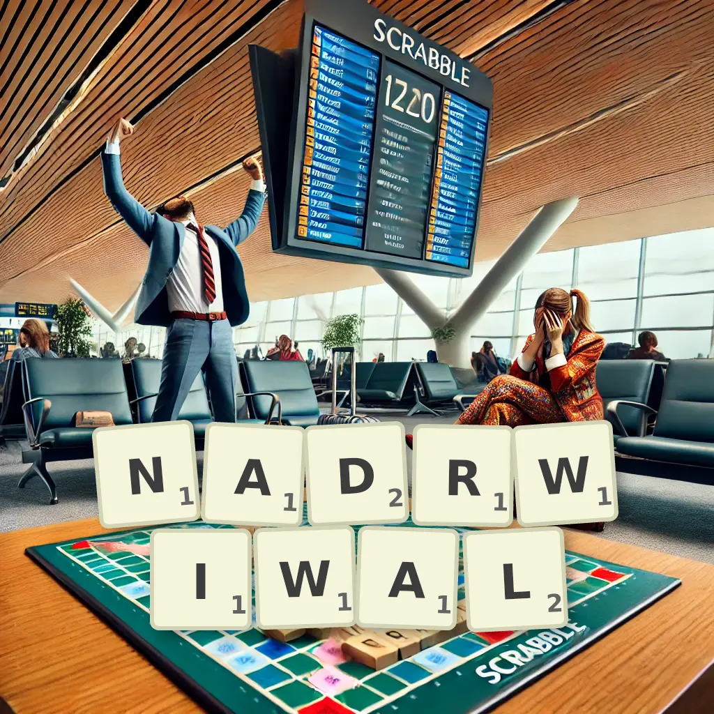 Słowa z liter NADRWIWAŁ