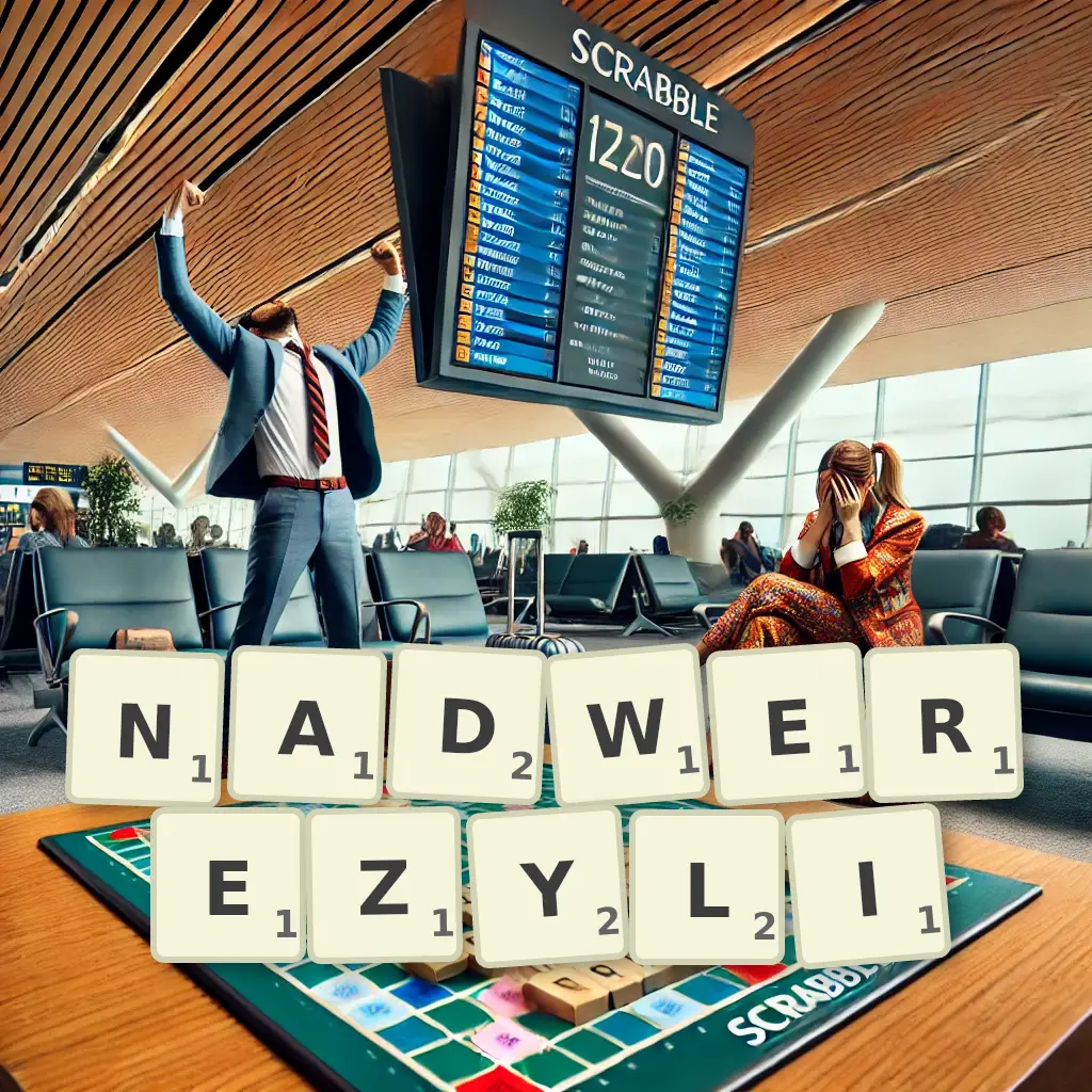 Słowa z liter NADWERĘŻYLI