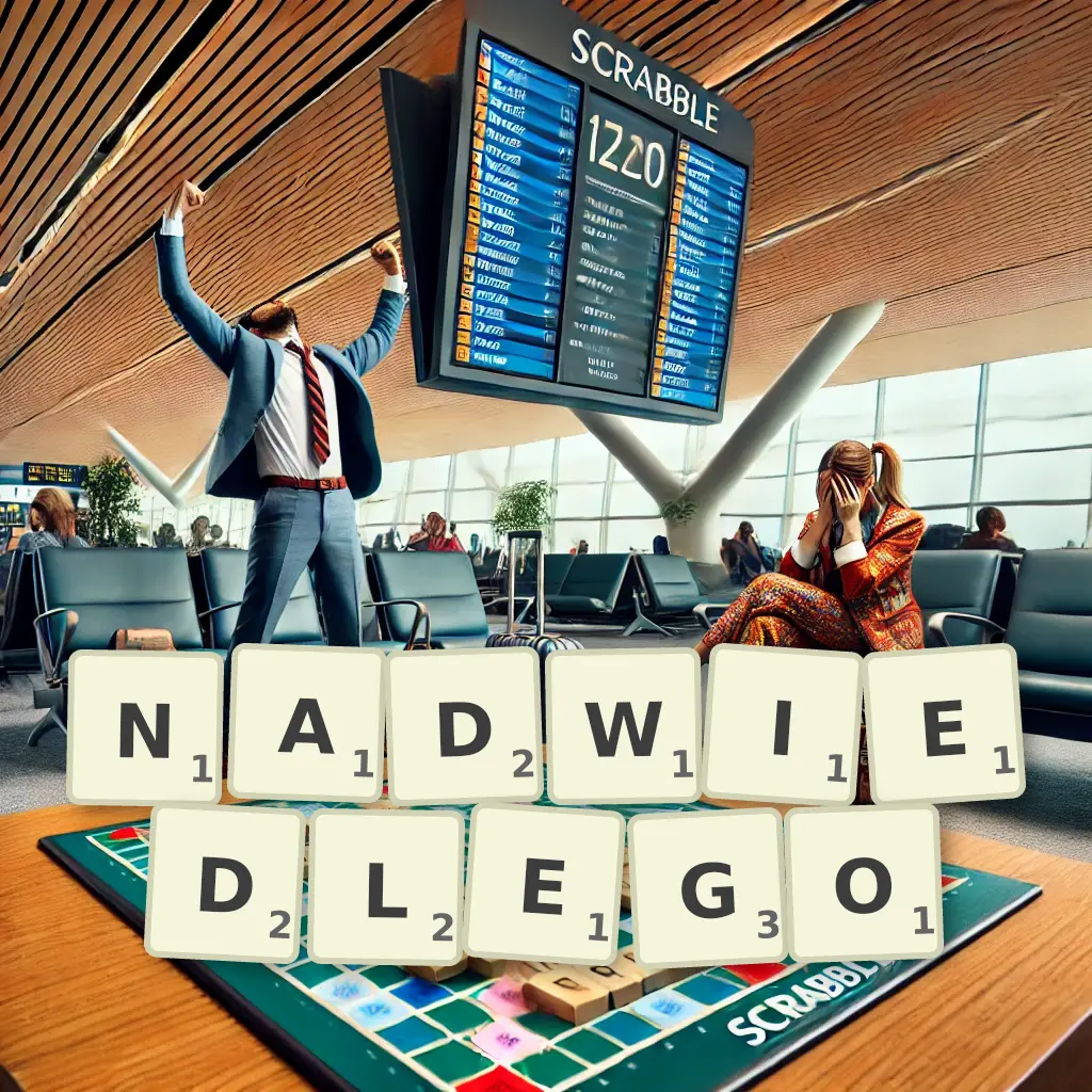 Słowa z liter NADWIĘDŁEGO