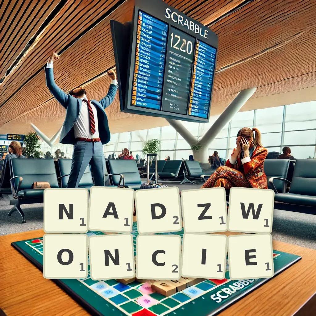 Słowa z liter NADZWOŃCIE