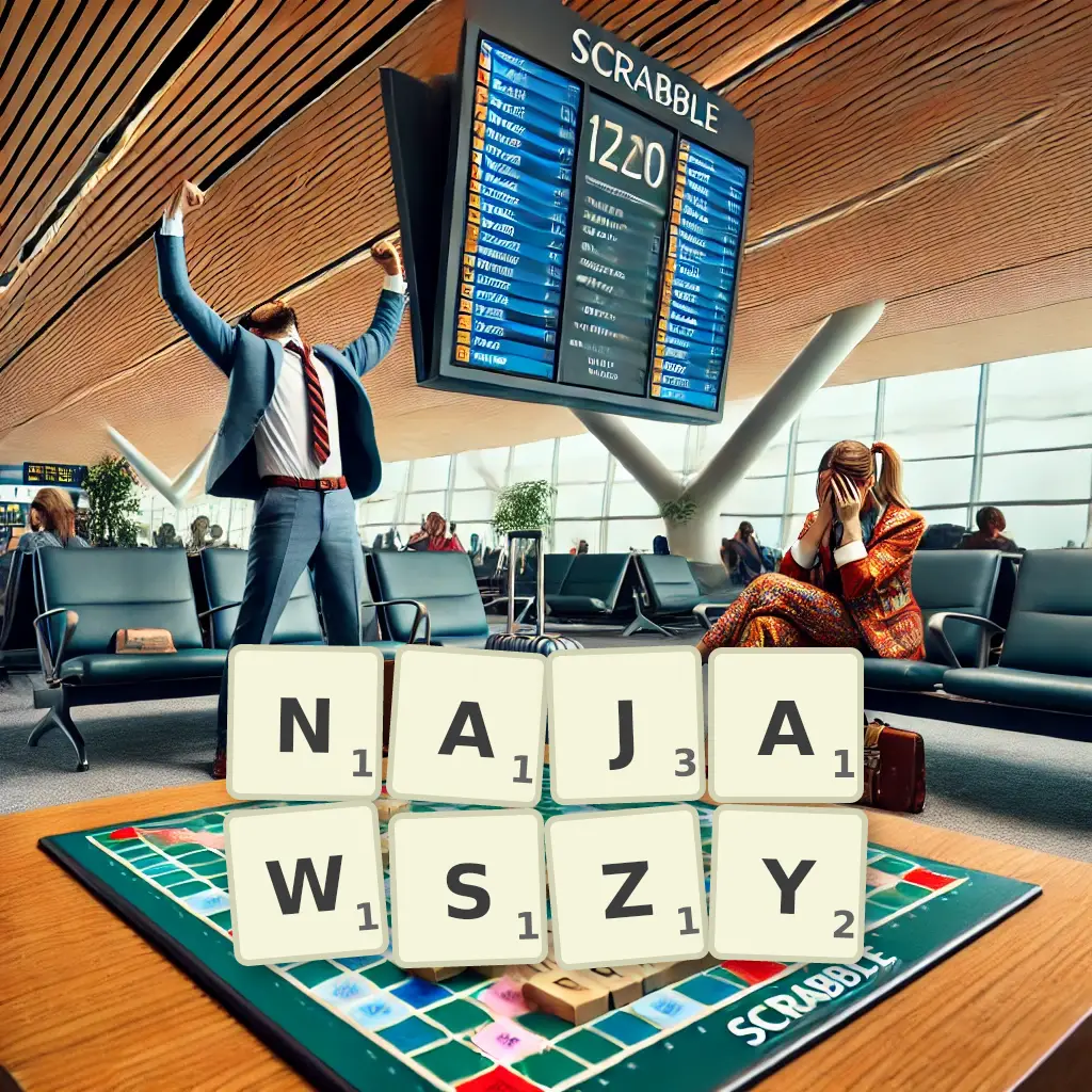 Słowa z liter NAJĄWSZY