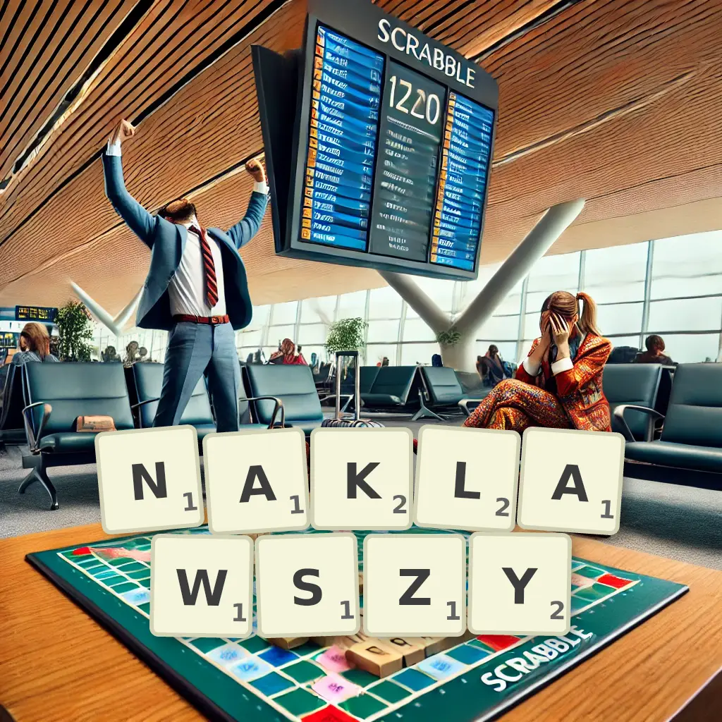 Słowa z liter NAKLĄWSZY