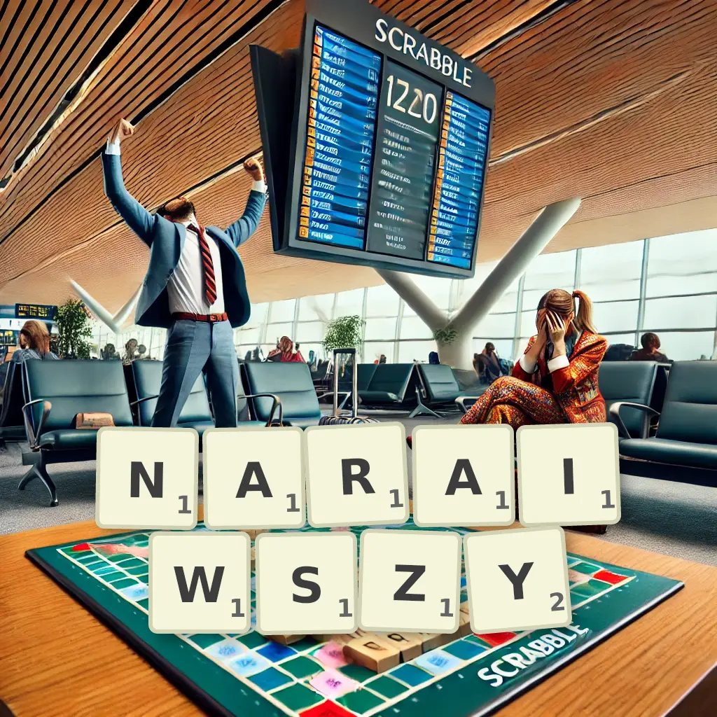 Słowa z liter NARAIWSZY