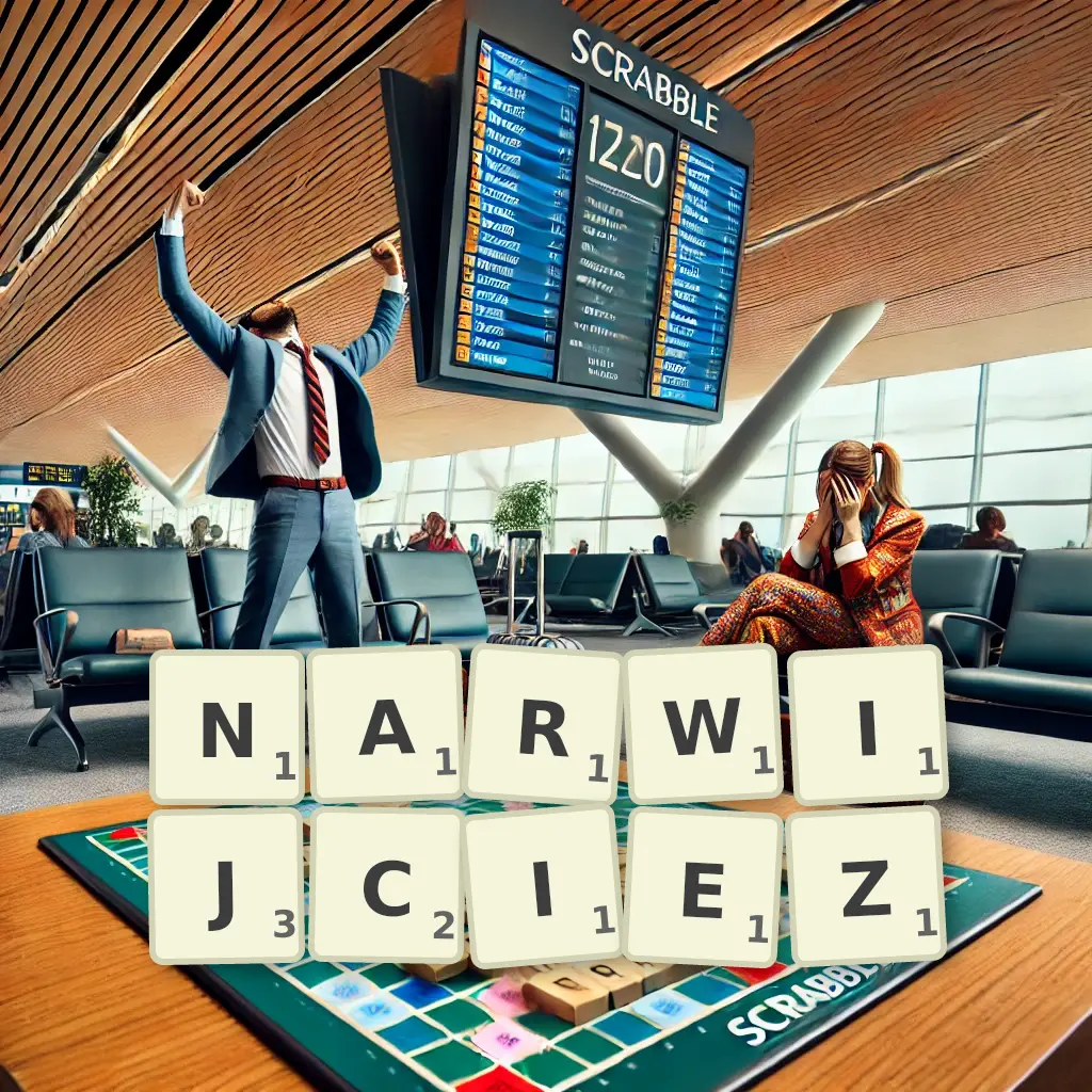 Słowa z liter NARWIJCIEŻ