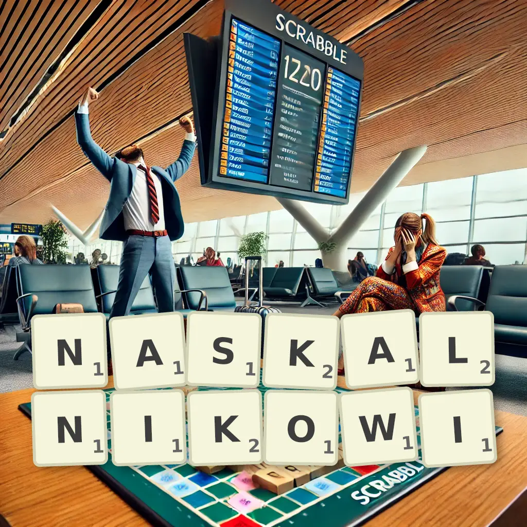 Słowa z liter NASKALNIKOWI