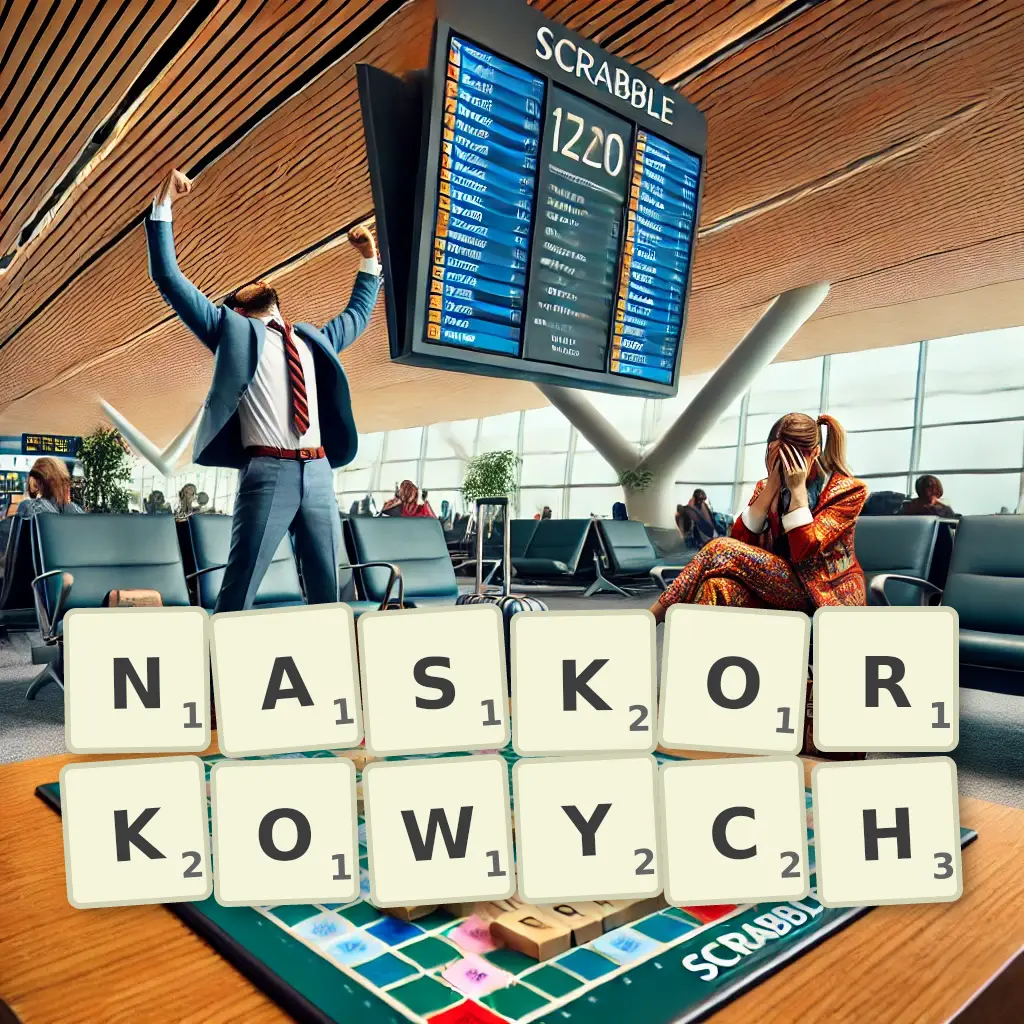 Słowa z liter NASKÓRKOWYCH
